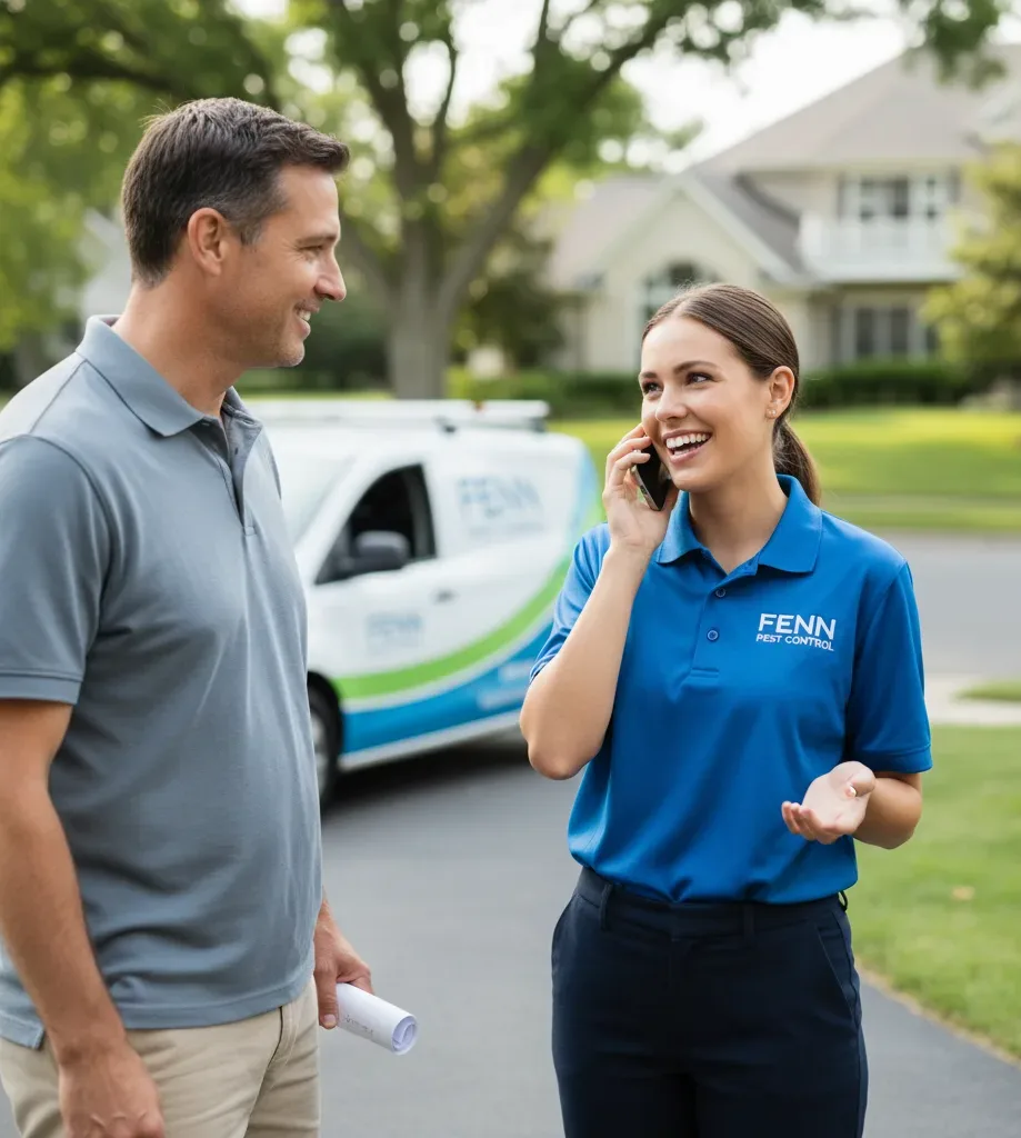Fenn Pest Control customer support in Hortonville